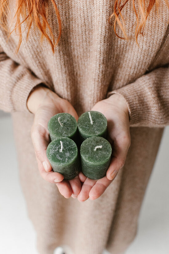 SMARAGD Zöld Gyertya és Gyertyatű